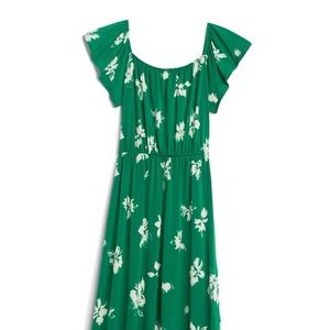 Kaleigh brand green maxi dress, size small, NWT